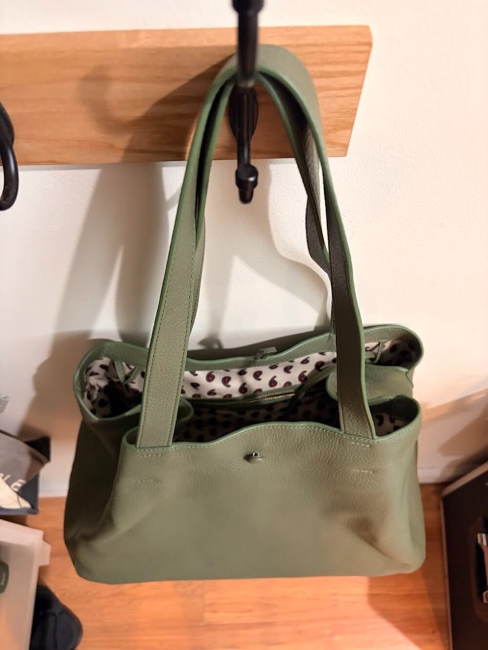 Vera Bradley Hathaway Leather Tote - Picture 5 of 7